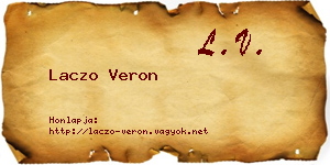 Laczo Veron névjegykártya